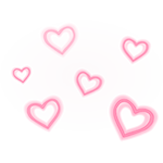 Glowing Hearts
