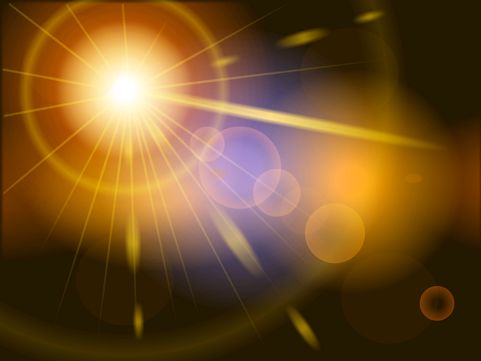 Golden Lensflare