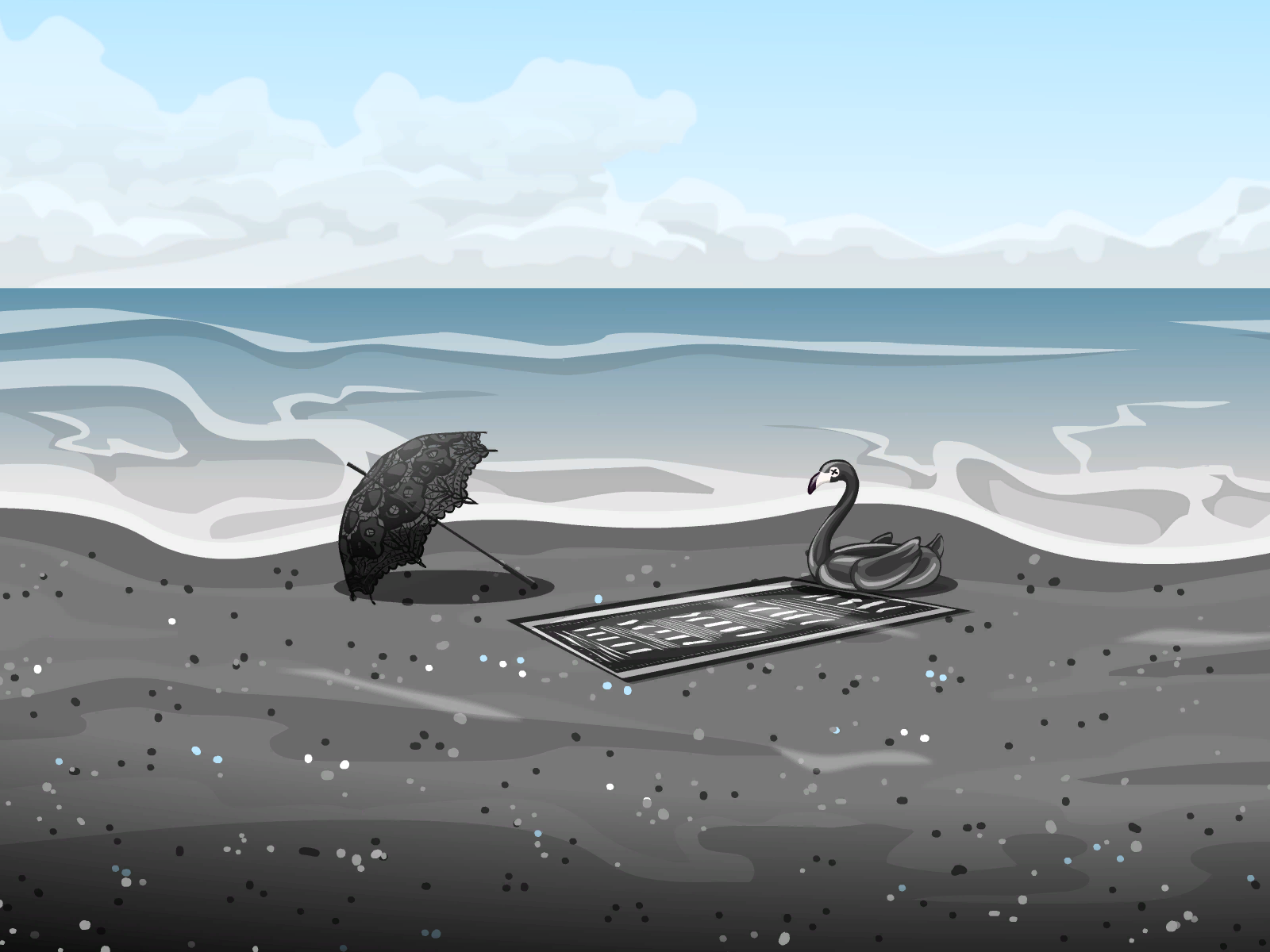 Black Beach