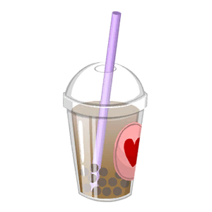 Heart Bubble Tea