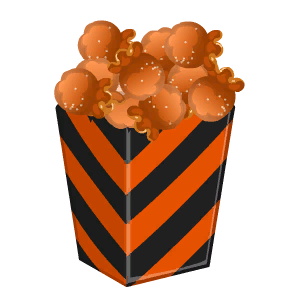 Orange Popcorn