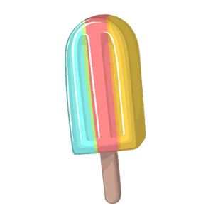 Rainbow Popsicle