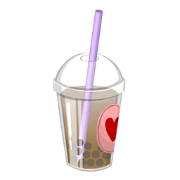 Heart Bubble Tea