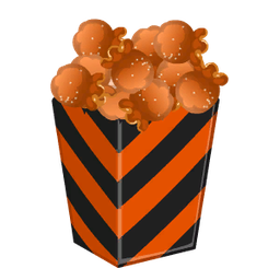 Orange Popcorn