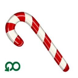 Candy Cane Floating