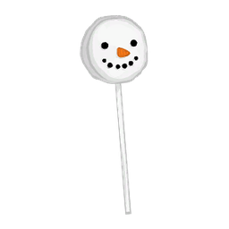 Snowman on a Stick