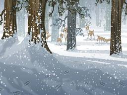 Holly Christmas Deer